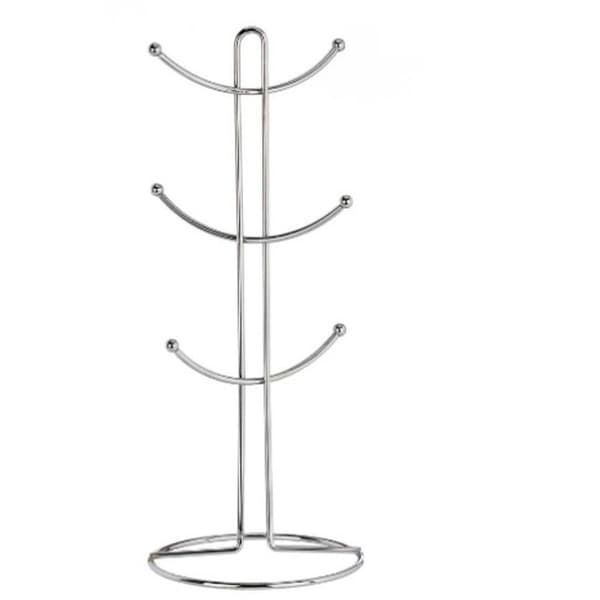 Mugghängare Kinvara W3154-1 Silvrig Metall 16 x 39 x 16 cm (6 antal)