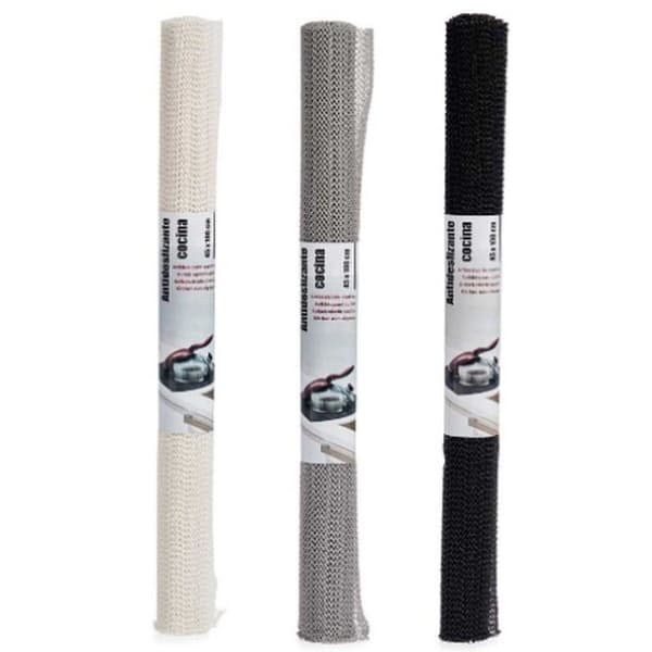 Halkfri matta Kinvara SJ-A101-3 Vit Svart Grå Gummi 45 x 0,1 x 100 cm (12 antal)