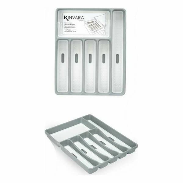 Besticks-sortering polypropen 32,5 x 4,5 x 40,5 cm (12 antal)