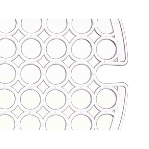 Halkfri matta Kinvara 29100272 Transparent Plast 29 x 0,1 x 29 cm Diskho (12 antal)
