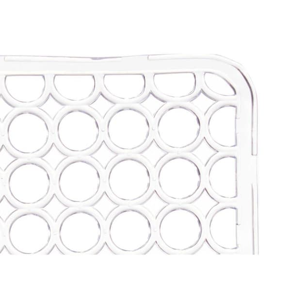 Halkfri matta Kinvara 29100273 Transparent Plast 28 x 0,1 x 28 cm Diskho (12 antal)