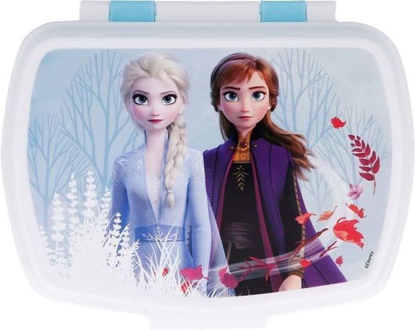 Snackbox - Disney - Fryst - Anna och Elsa - Flerfärgad - Rektangulär