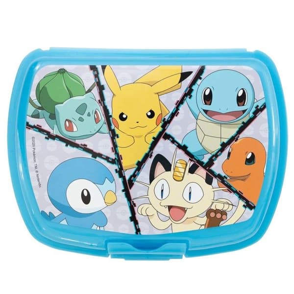 Barnkaka snackask Pokémon Pikachu Salaméche Squirtle Bulbasaur