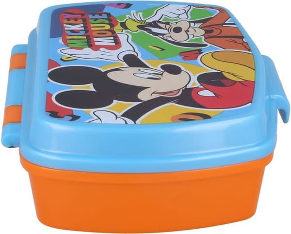 Disney matlåda Musse Pigg junior 17 x 5,6 cm blå/orange
