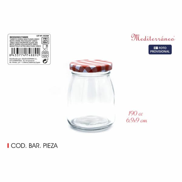 Glaskrus Mediterraneo MULTIFUNKTIONEL 190 ml Glas (48 enheder)