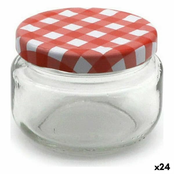 Beholder Mediterraneo Glas 7 x 7 x 5,5 cm (24 enheder)