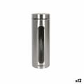 Miniatyrbild 1 av 2: Burk Quttin Transparent Silvrig Glas Stål 2,2 L 10 x 10 x 30,5 cm (12 antal)