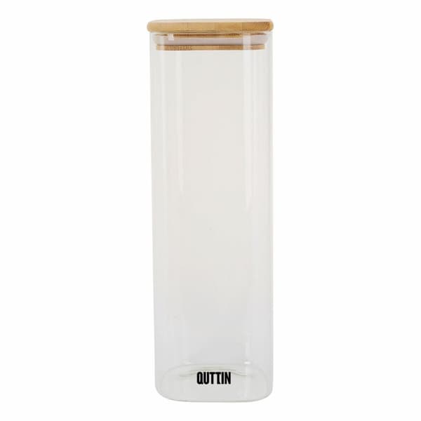 Purkki Quttin Bambu Neliö 1,3 L 8 x 27 cm (12 osaa)