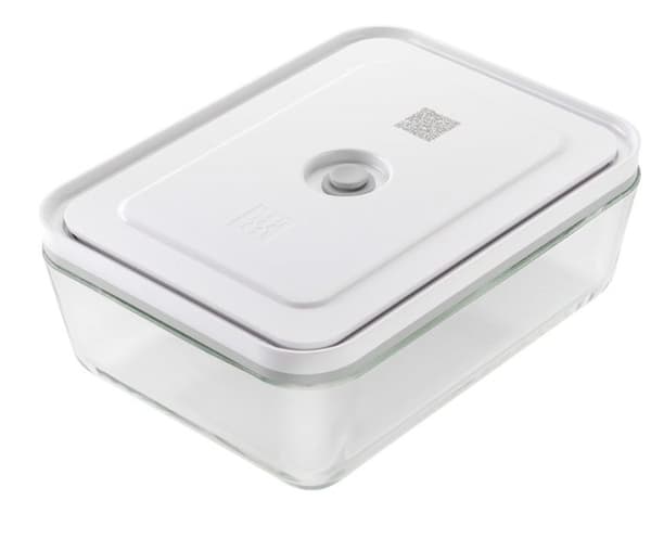 ZWILLING Fresh & Tallenna suorakaiteen muotoinen säiliö 2 L läpinäkyvä, valkoinen 1 kpl