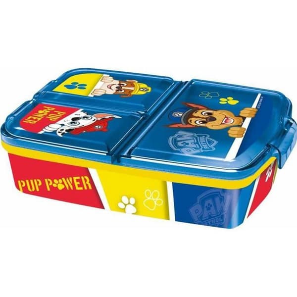 Lunchlåda - Stor måltidslåda - 74620 - LUNCHBOX MED FLERA FACK | PAW PATROL PUP POWER