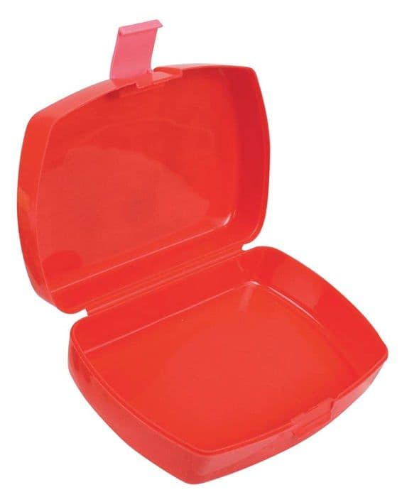 Miraculous - 006082 - FUN HOUSE Nyckelpiga SNACK Box för barn H.6.5 x L.17 x D.13.5 cm, Röd, Normal