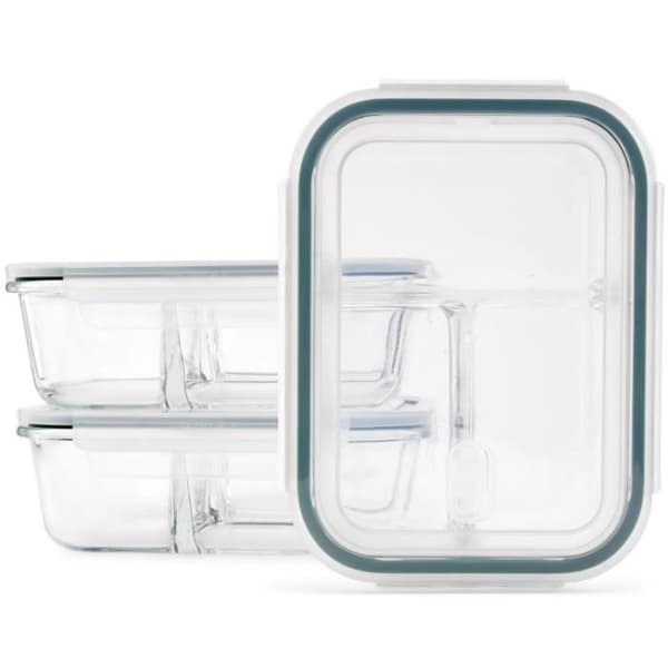 Matlåda - Classbach - C-FHDM4021G - 3 delar - 1000 ml - Fläckbeständig glas