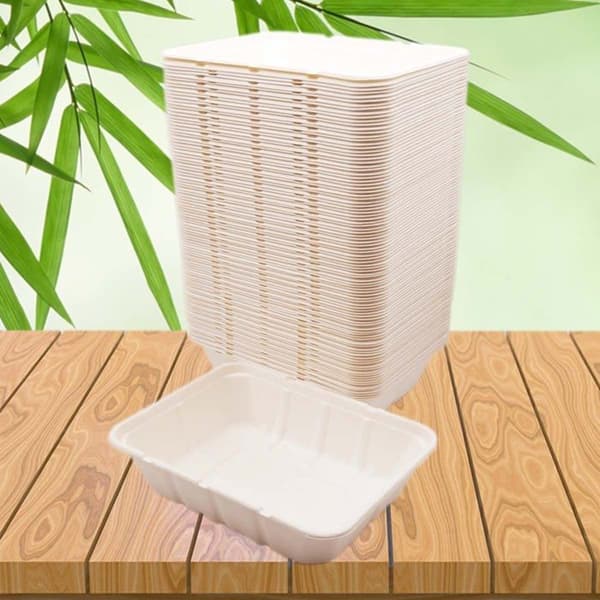 Be tasty greenpack24 - 328927 - BeTasty Lunchlåda 1200 ml sockerrör 224 x 173 x 53 mm 125 st.