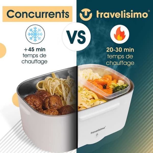 Lunch Box - Noname - Elektrisk Värmeskåp - 1.5L - Rostfritt Stål - 60W