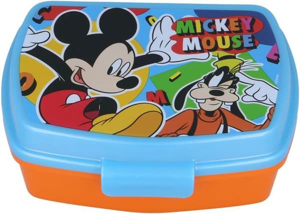 Disney matlåda Musse Pigg junior 17 x 5,6 cm blå/orange