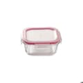 Miniatyrbild 5 av 6: Bergner Lunchbox Set Q4052 Röd fyrkantig borosilikatglas (3 st)