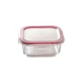 Miniatyrbild 6 av 6: Bergner Lunchbox Set Q4052 Röd fyrkantig borosilikatglas (3 st)