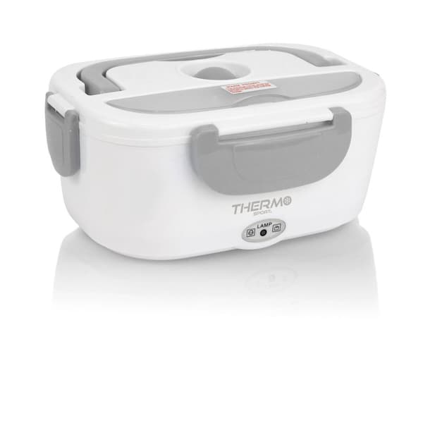 Elektrisk lunchbox Quttin 88459 1,05 L Grå 23 x 17 x 10 cm