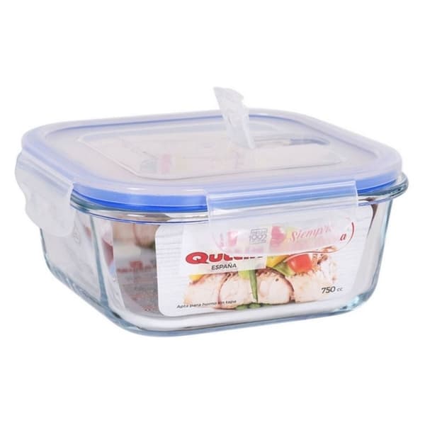 Hermetisk madkasse Quttin - 1100 cc - 18,5 x 18,5 x 7,5 cm