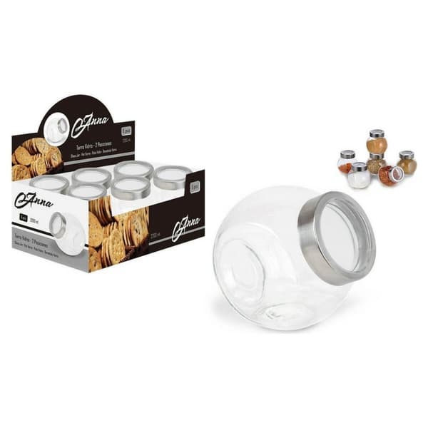 Lasikannu 2200 ml (17,5 x 13 x 17,5 cm)
