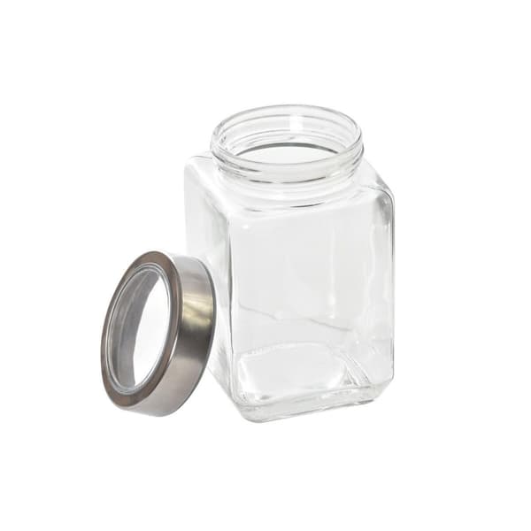 Sæt med 3 Dåser DKD Home Decor 750 ml 8,5 x 8,5 x 18 cm