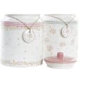 Pikkukuva 3 / 3: Purkki DKD Home Decor Vihreä Pinkki Gingham 15,5 x 15,5 x 21 cm (2 osaa)