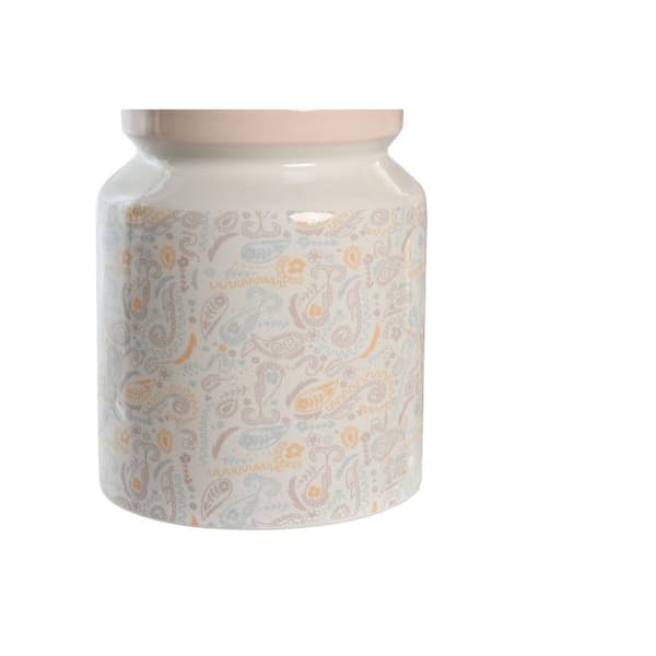 Dåse til køkkenudstyr DKD Home Decor Metal Dolomite Træ MDF 12 x 12 x 25 cm