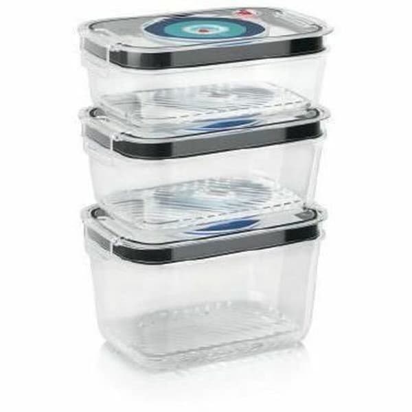 Lunchlådor, set 3 BOSCH Tritan Plast 700 ml 1 L 1,5 L (3 antal)