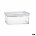 Miniatyrbild 1 av 2: Burk Transparent Silikon polystyren ABS 1,1 L 10,5 x 9 x 21 cm (18 antal)