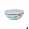 Miniatyrbillede 1 af 2: Rund madkasse med låg Duralex FreshBox 970 ml ø 17 x 7 cm (8 enheder)