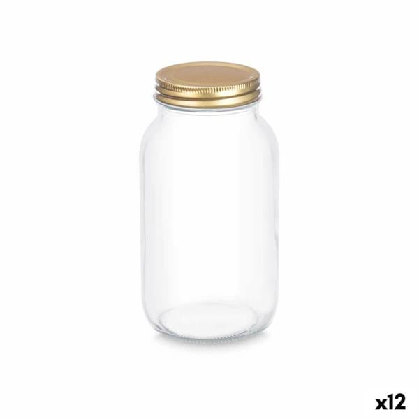 Burk Vivalto LGMS01-PK Transparent Gyllene 950 ml (12 antal)