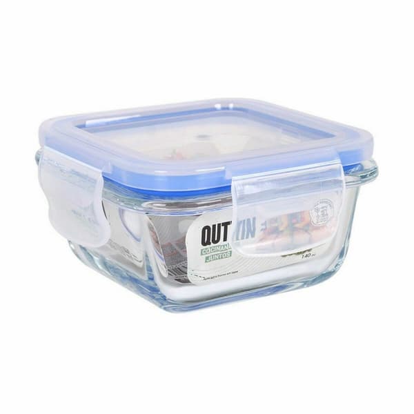 Hermetisk madkasse Quttin Firkantet 140 ml (12 enheder)