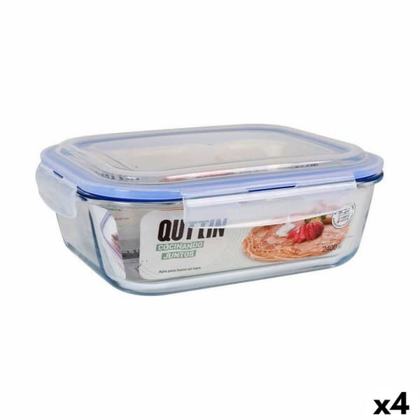 Ilmatiivis eväsrasia Quttin Suorakulmainen 2,4 L (4 osaa)