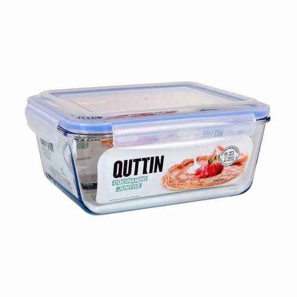 Ilmatiivis eväsrasia Quttin Suorakulmainen 3,5 L (3 osaa)