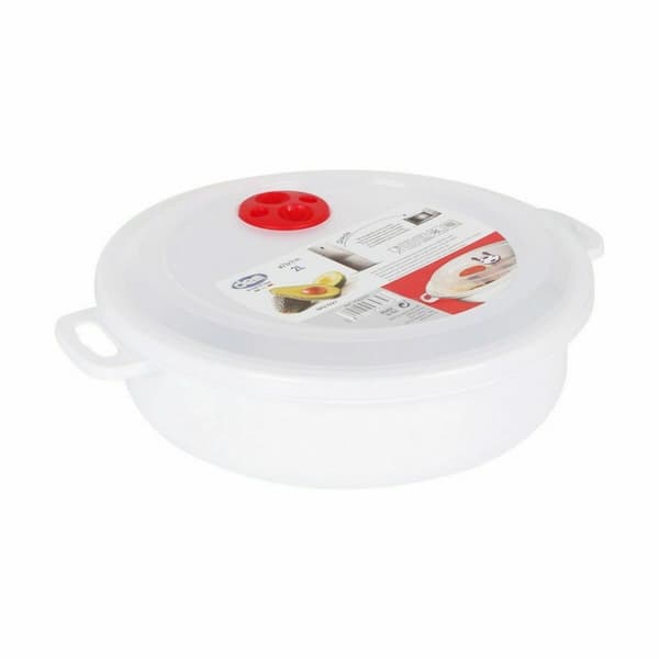 Rund matlåda med lock Dem 2 L (12 antal)