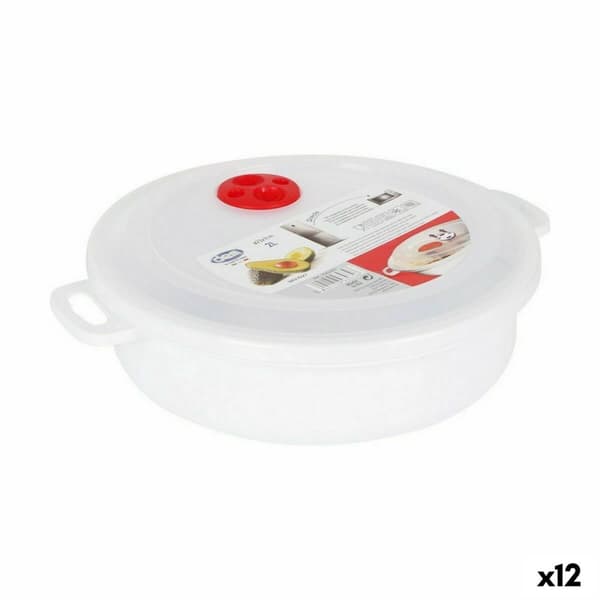 Pyöreä eväsrasia kannella Dem 2 L (12 osaa)