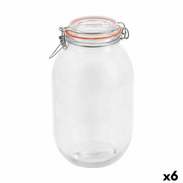 Burk La Mediterránea Hermetisk Glas 3 L (6 antal)