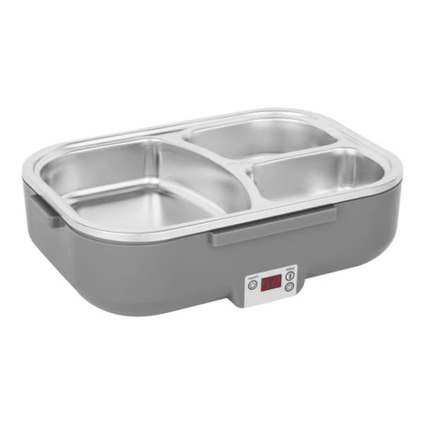 Elektroninen Eväslaatikko N'oveen LB640 Tumman harmaa Ruostumaton teräs 24 x 11 x 18,5 cm