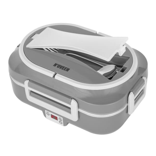Elektroninen Eväslaatikko N'oveen LB640 Tumman harmaa Ruostumaton teräs 24 x 11 x 18,5 cm