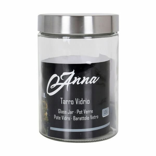 Burk Anna 1,25 L Glas Stål (12 antal)