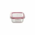 Miniatyrbild 3 av 7: Lunchlådor, set Bergner Walking Anywhere Borosilikatglas cuadradas Fyrkantig 320 ml 520 ml 800 Strani Röd