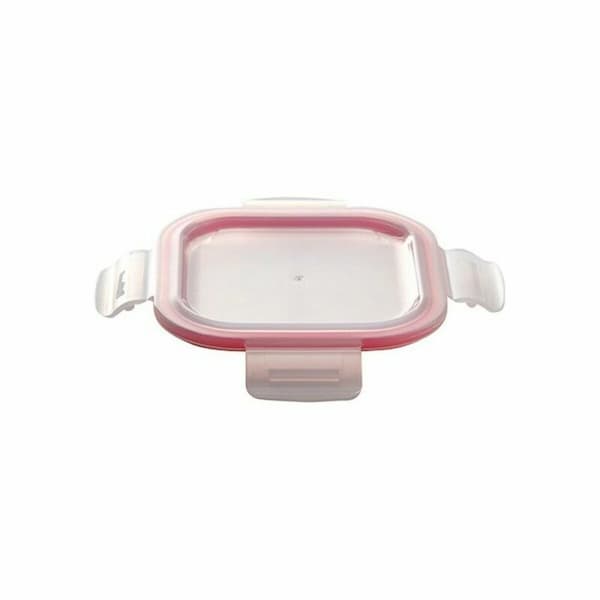 Lunchlådor, set Bergner Walking Anywhere Borosilikatglas cuadradas Fyrkantig 320 ml 520 ml 800 Strani Röd