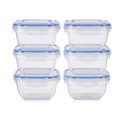 Miniatyrbild 2 av 3: Lunchlådor, set Leknes 30103 Blå Transparent Plast 900 ml 14,5 x 8,5 x 14,5 cm Hermetisk (8 antal)