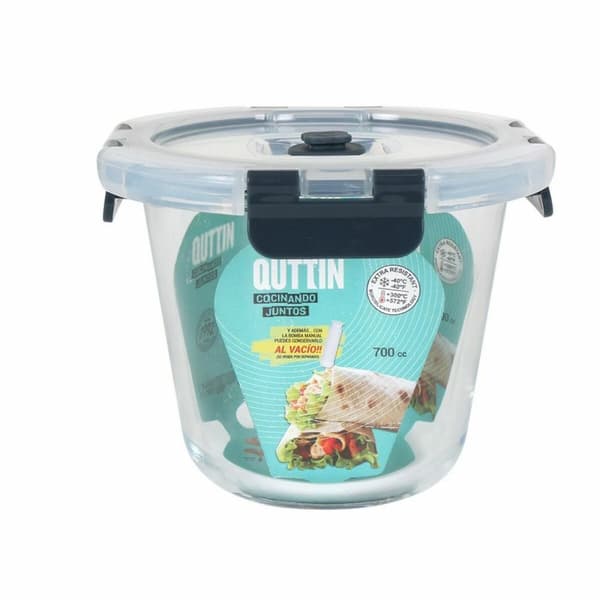 Hermetisk matlåda Quttin Dammsugarslang 700 ml 14 x 14 x 11 cm (6 antal)
