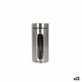 Miniatyrbild 1 av 2: Burk Quttin Transparent Silvrig Glas Stål 1,5 L 10 x 10 x 22,8 cm (12 antal)