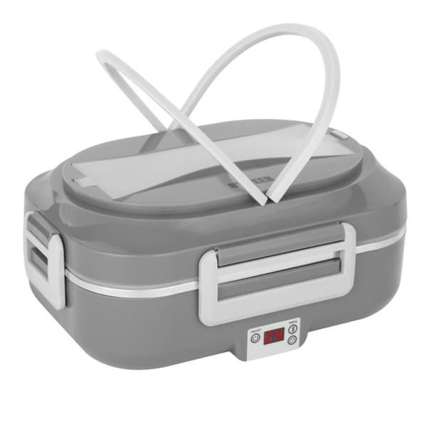 Elektrisk lunchbox N'oveen LB640 Mörkgrå Rostfritt stål 24 x 11 x 18,5 cm