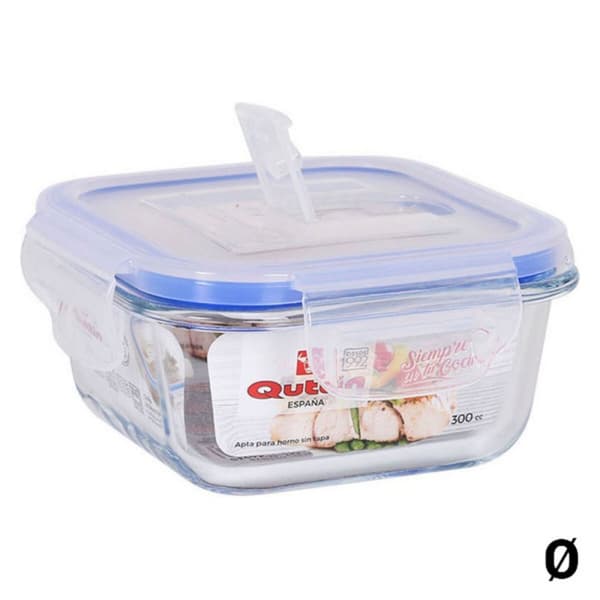 Hermetisk madkasse Quttin - 1100 cc - 18,5 x 18,5 x 7,5 cm