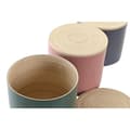 Miniatyrbillede 2 af 2: Blik DKD Home Decor Bambus 2,6 L 18 x 18 x 16 cm (3 enheder)