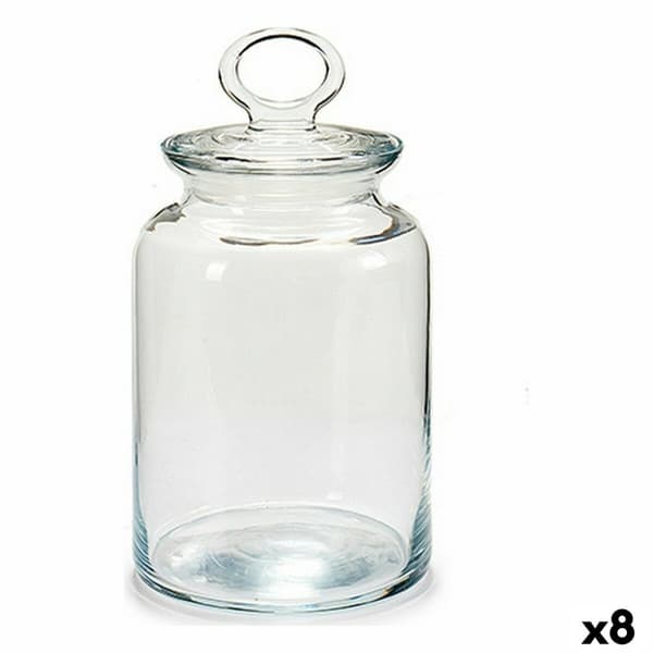 Beholder Pasabahce Kitchen Gennemsigtig 1 L (8 enheder)