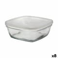 Miniatyrbillede 1 af 2: Firkantet madkasse med låg Duralex FreshBox 1,15 L 17 x 17 x 7 cm (8 enheder)